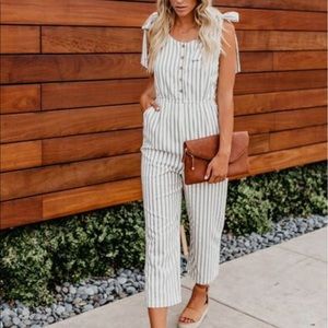 Vici dolls jumpsuit! Tie shoulders size medium